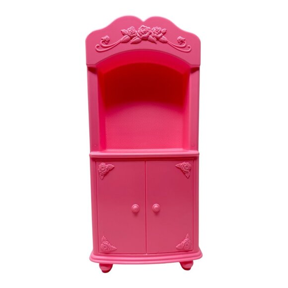 1993 Mattel Barbie So Much To Do Pink Bedroom Dresser Entertainment Center Vtg - Picture 2 of 16